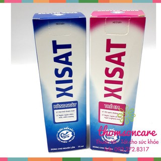 Nước biển sâu Xisat - Giúp làm sạch mũi - Thông mũi cho trẻ em và cả người lớn