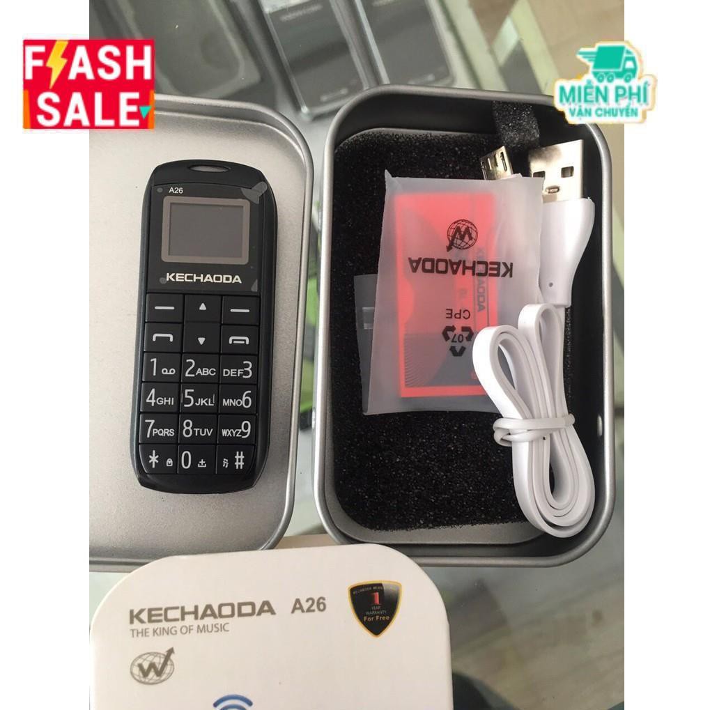 [Freeship toàn quốc từ 50k] Điện thoại mini Kechaoda A26 siêu nhỏ 2sim