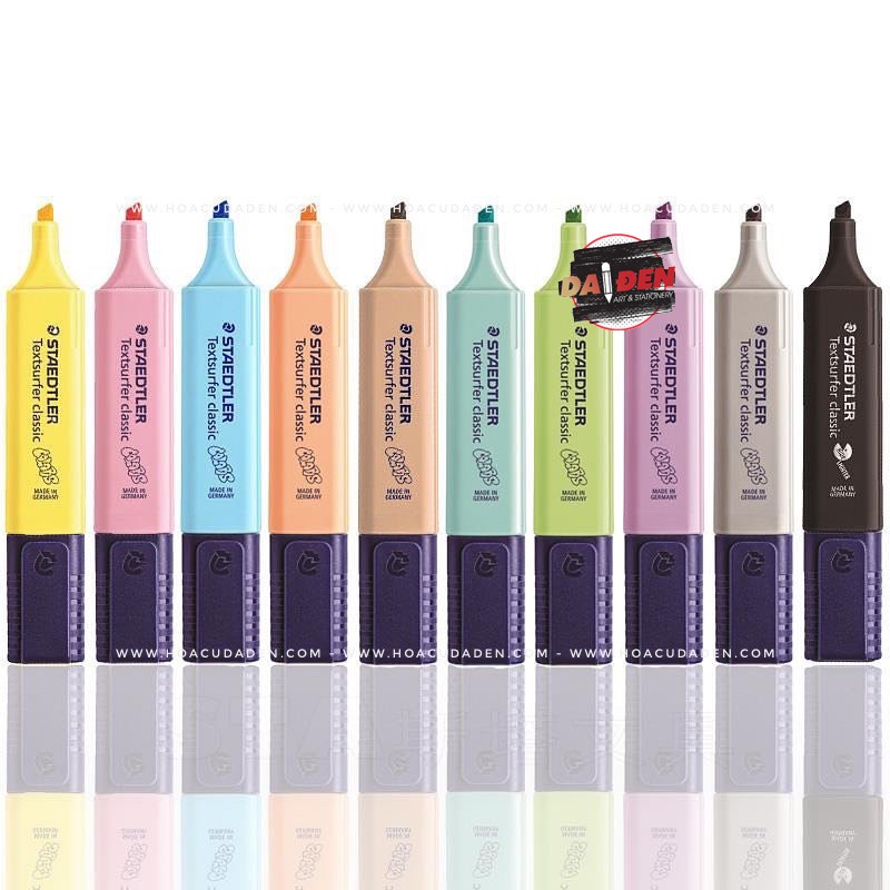 [DA ĐEN] Bút Highlight Staedtler Nhiều Mã Màu Pastel Cực Xinh