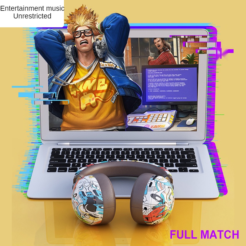 Tai Nghe Chơi Game Không Dây Kết Nối Bluetooth Mijia Thẻ TF