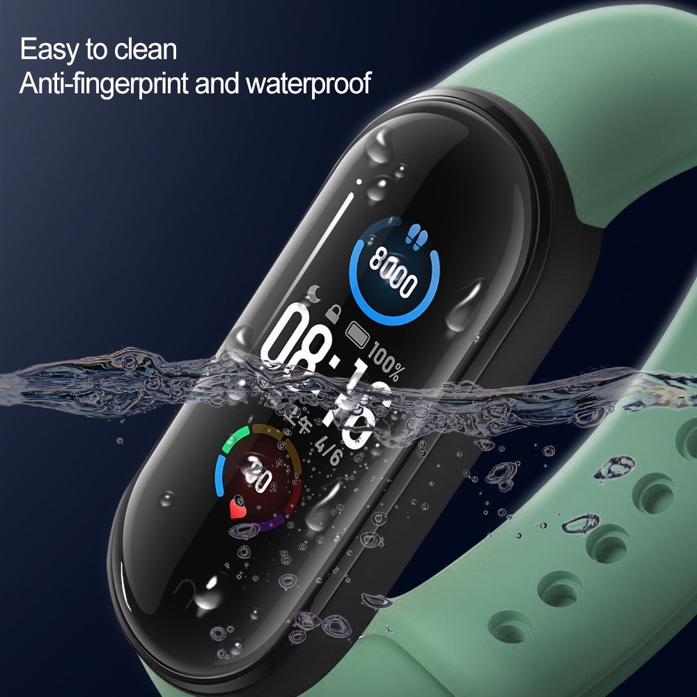 Miếng Dán Trong Suốt Bảo Vệ Màn Hình Đồng Hồ Cho Mi Band 5