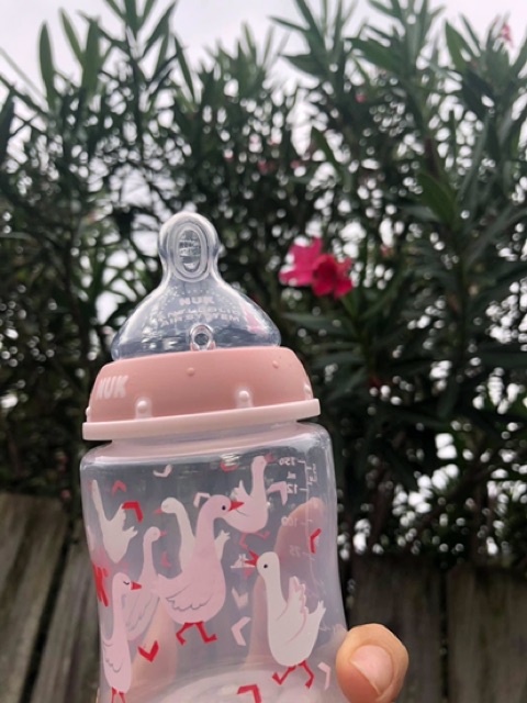 Bình sữa Nuk 150ml Nhựa PP Cổ Rộng