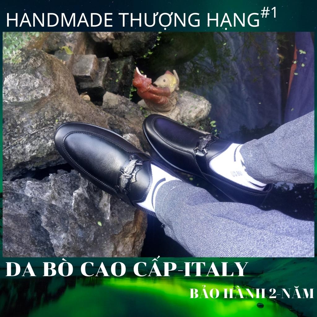 Giày da nam mã K251,kiểu giày lười nam công sở chất liệu da bò màu đen và nâu mận