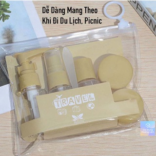 Bộ chiết mỹ phẩm du lịch mini tiện dụng