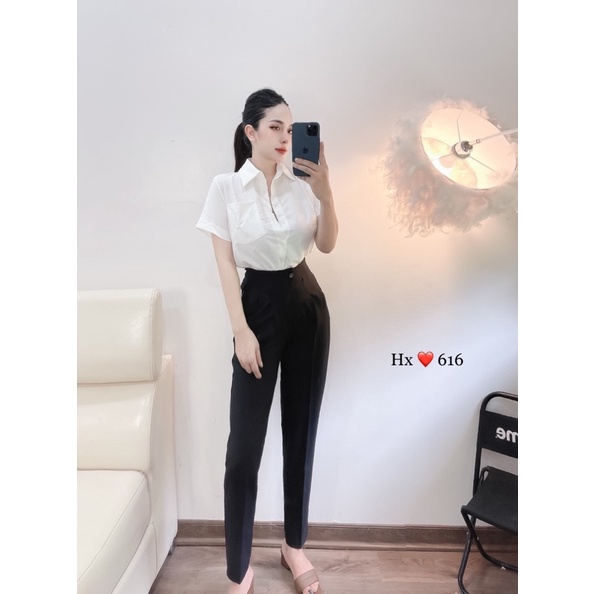 QUẦN BAGGY LỤA CÚC LỆCH PHONG CÁCH CÔNG SỞ MS15662