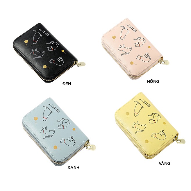 Ví nữ nhỏ ngắn bỏ túi TAOMICMIC nhiều ngăn cao cấp đựng tiền cute dễ thương MADLEY VD479