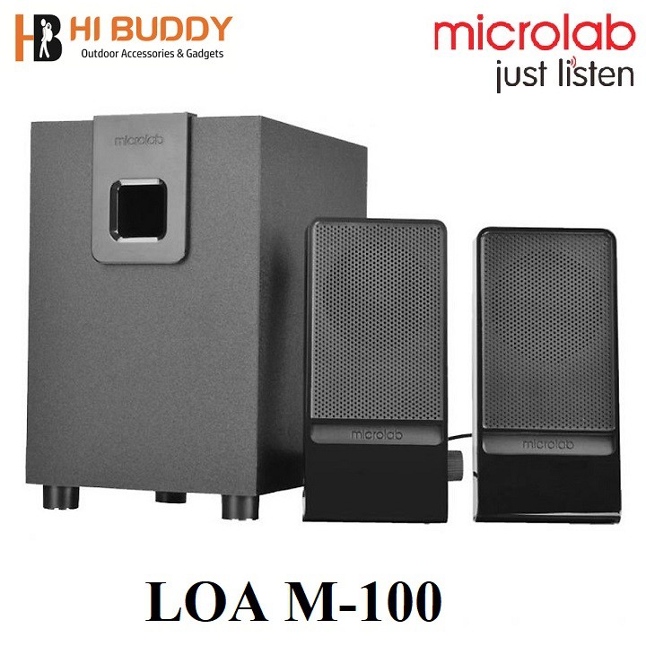 { CHÍNH HÃNG } Loa Vi Tính MICROLAB M-100 2.1 Hàng Chính Hãng - HIBUDDY