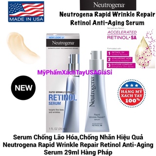 [Hàng Mỹ]Serum Chống Nhăn Neutrogena Rapid Wrinkle Repair Serum 29 ml