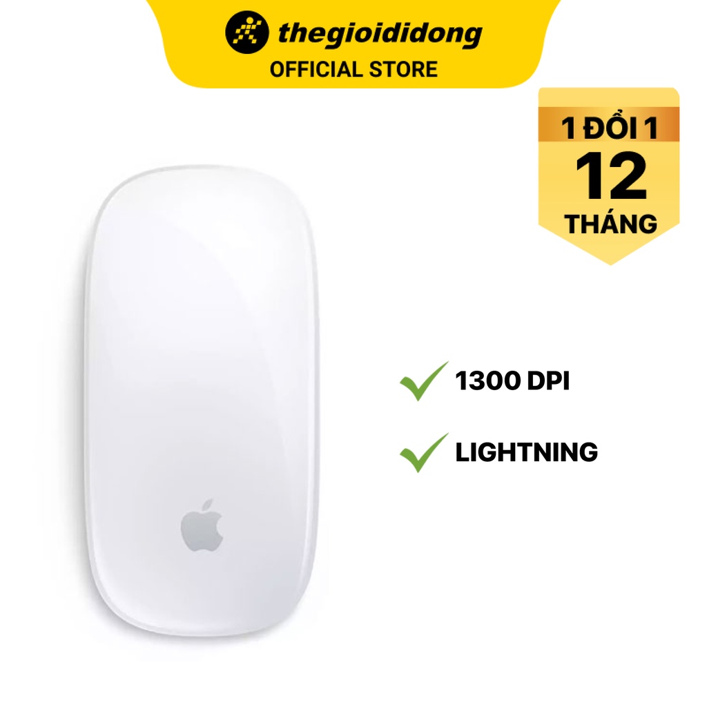 Chuột Không Dây Bluetooth Apple MK2E3 Trắng 1500 DPI - Hàng chính hãng - BH 12 tháng