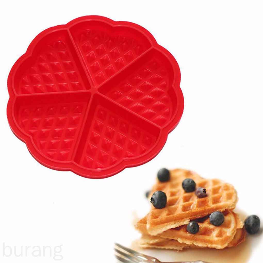 Khuôn Silicone Làm Bánh Waffle / Sô Cô La Chịu Nhiệt Tiện Dụng