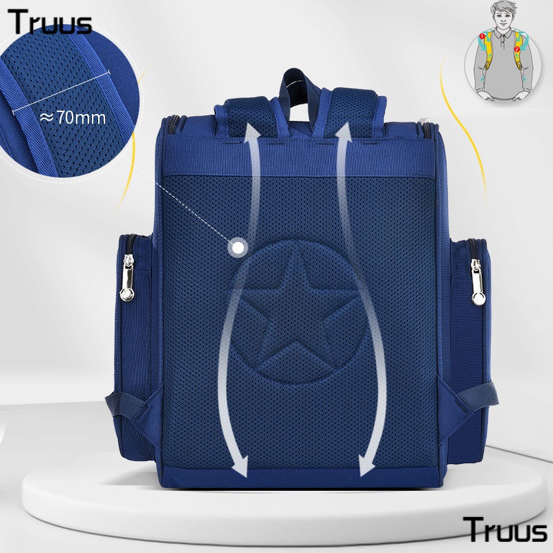 Ba Lô Đi Học Siêu Nhẹ Chống Thấm Nước Thời Trang Cho Bé Trai Lớp 6 / 4 / 3 / 2 / 1