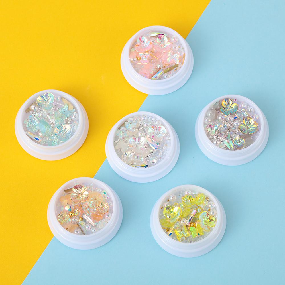 Phụ Kiện Trang Trí Móng Tay Hình MELODG Dễ Thương|Đinh Tán Kim Loại Hình Bướm Nhiều Màu Sắc