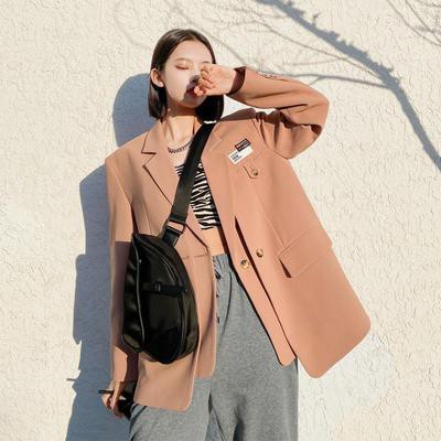 (Hàng Đẹp)Ảnh thật 3 hình cuối-HC622.Áo blazer TK giả 2 mảnh xuân thu Hàn Quốc