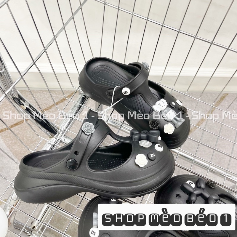 Sục cross sticker hề đế cao mũi tròn fullbox hàng quảng châu cao cấp