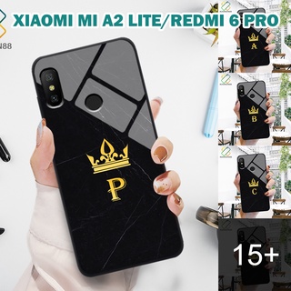 Ốp lưng kính Xiaomi Mi A2 Lite/Redmi 6 Pro