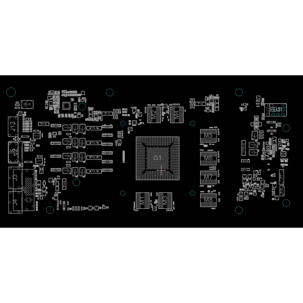 Sơ đồ mạch Boardview Card Asus GTX1060 1060 mã board CG410PLM rev 1.01