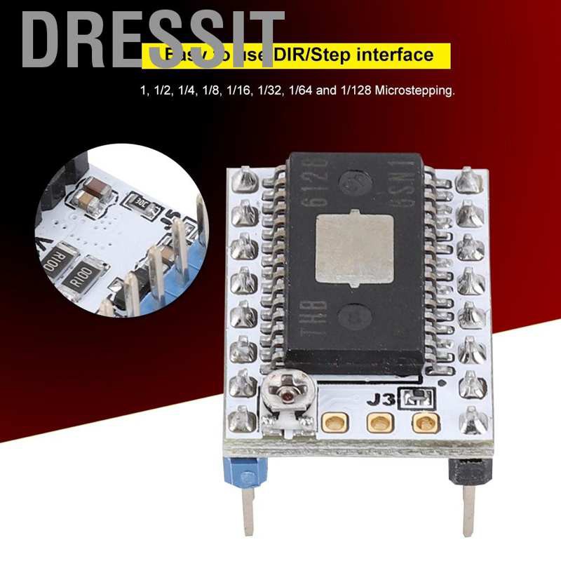 Dressit SD6128 3D Printer Step Stick 128 Module Stepper Motor Driver with Heat Sink CM