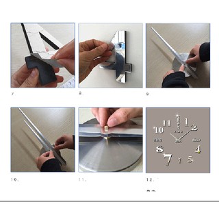 đồng hồ dán tường