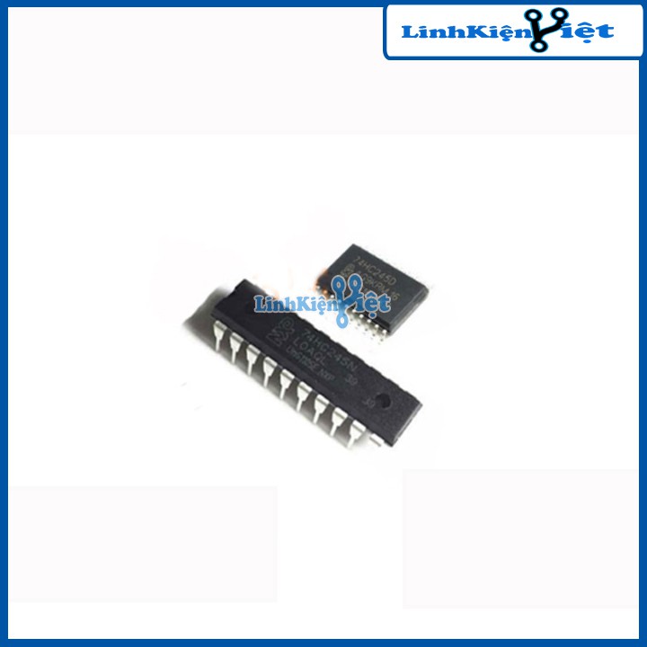 Ic chức năng 74HC245 thu phát 8-bit 3 trạng thái đầu ra chân dán SOP20