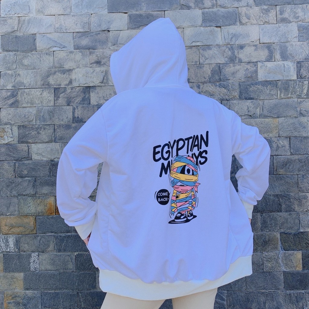 ÁO KHOÁC THUN NỈ NGOẠI IN HÌNH.