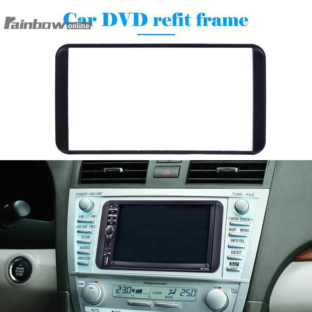 Khung Viền Bảo Vệ Máy Phát Dvd Radio Mưa 2 Din Cho Camry