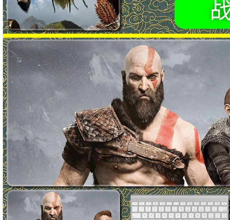 Miếng Lót Chuột God Of War 4 Cho Máy Tính Sony Ps4