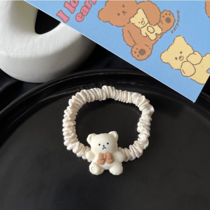 Set 2 dây chun buộc tóc nhún hình gấu dễ thương BAG U CHUNNHUNGAU066