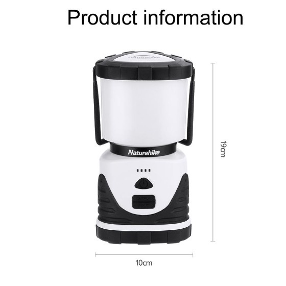 Đèn dã ngoại kiêm sạc dự phòng NatureHike NH19Y002-B