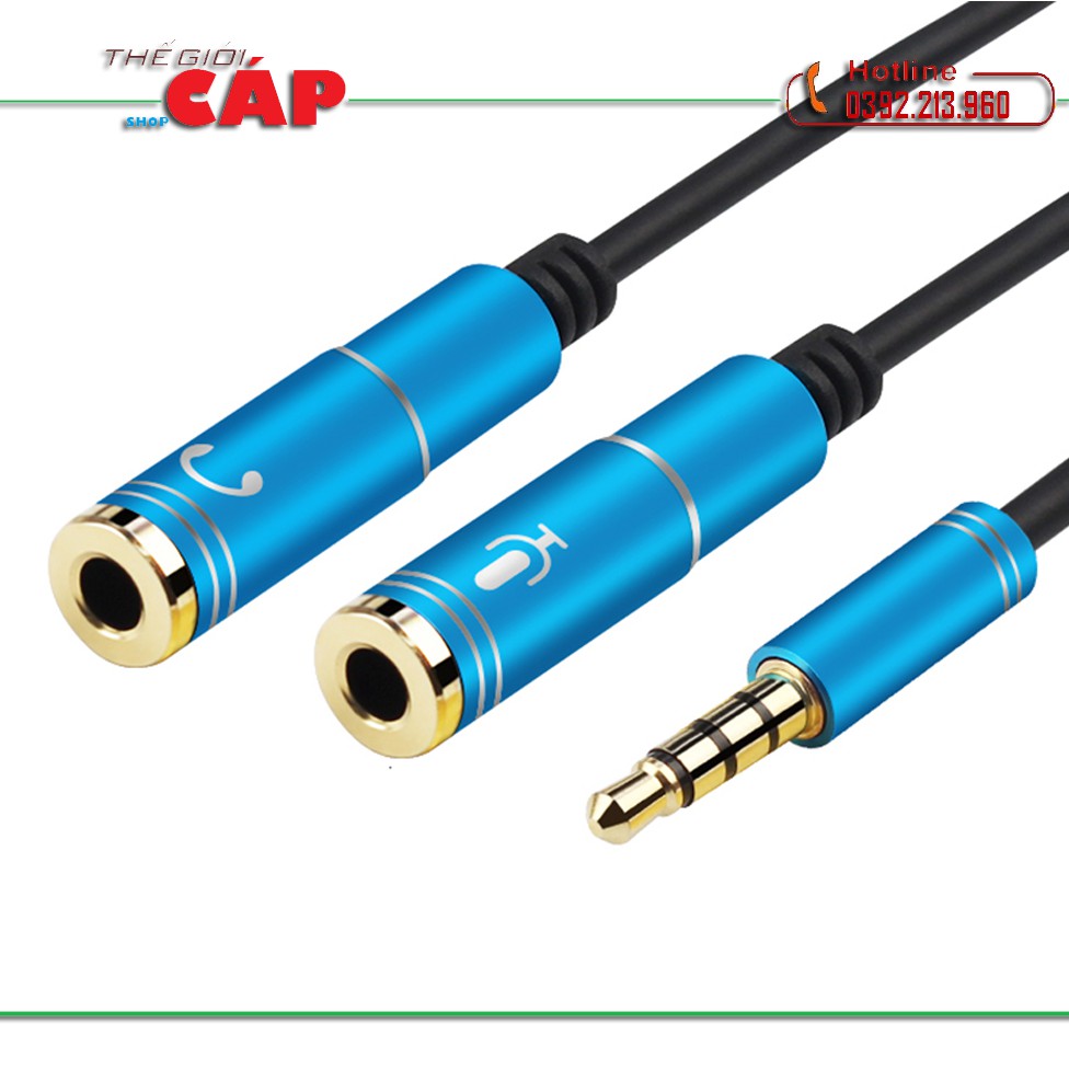 Cáp Chia 3.5mm Ra Micro Và Loa Cao Cấp Nhiều Màu