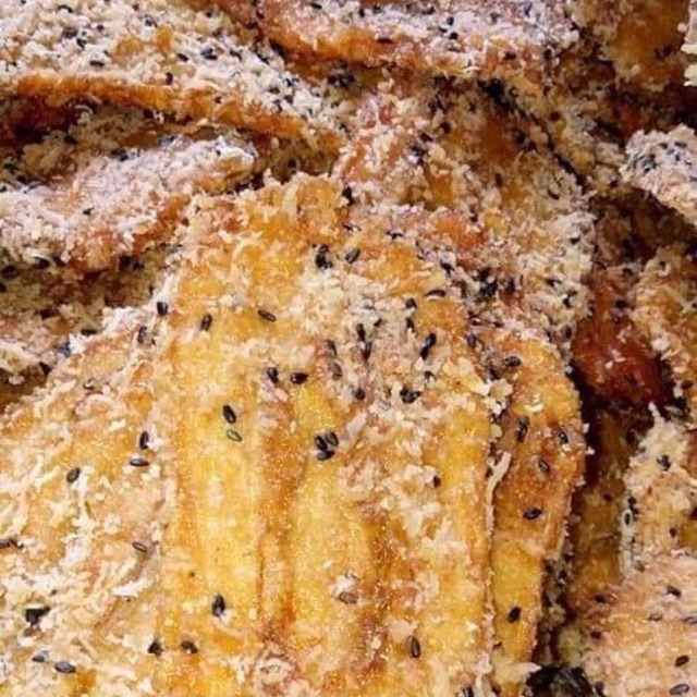 Chuối sấy mè dừa-túi 500gr