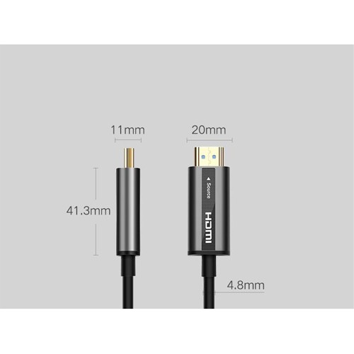 Cáp HDMI 2.0 sợi quang 10m Ugreen 50717 Hàng chính hãng