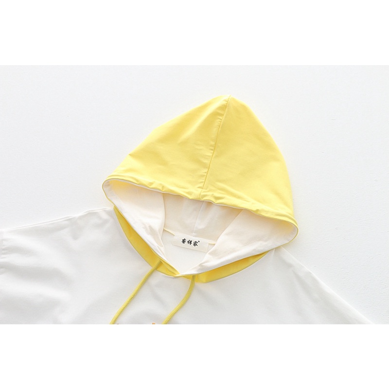 Áo Thun Tay Ngắn Có Mũ Trùm In Họa Tiết Hoạt Hình Kiểu Nhật Bản Thời Trang Mùa Hè Cho Học Sinh