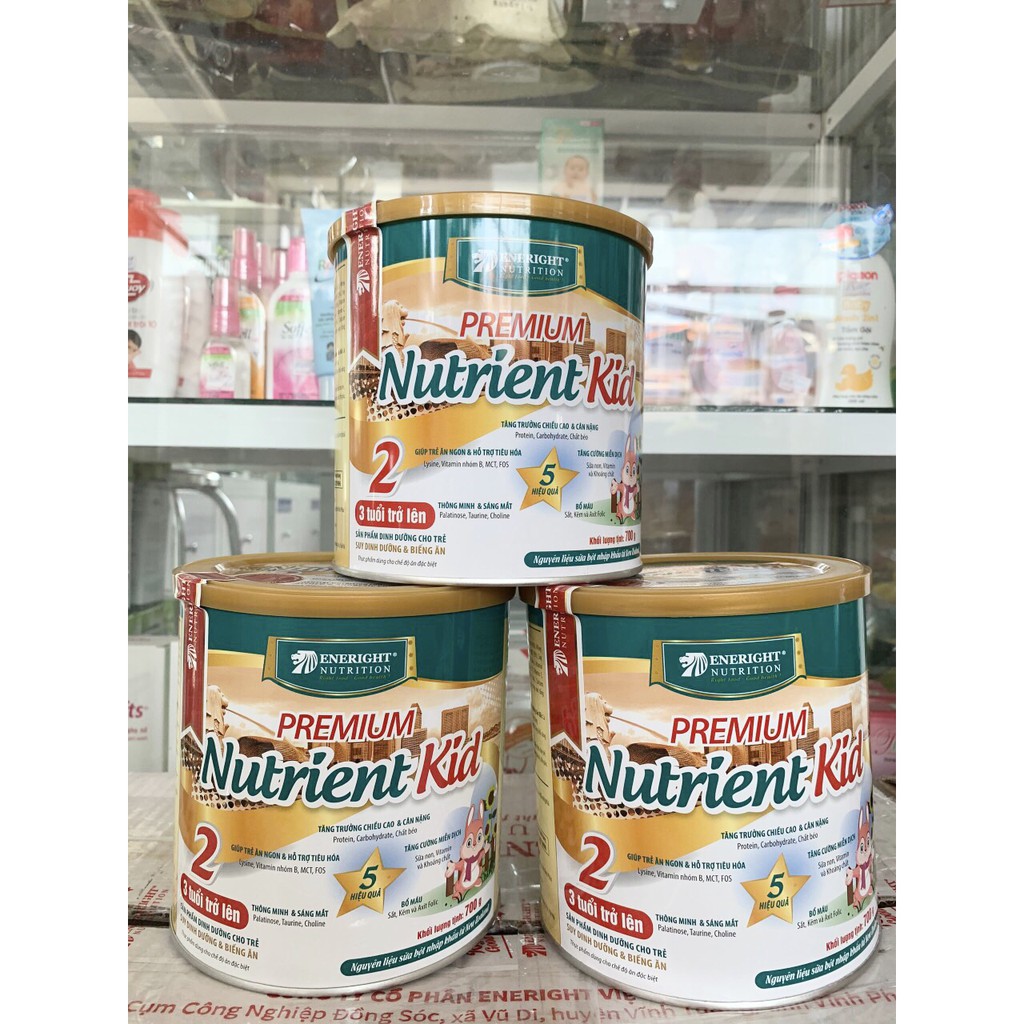 SỮA PREMIUM NUTRIENT KID 2 CHO BÉ TỪ 3-6 TUỔI 700g [ Date mới ]