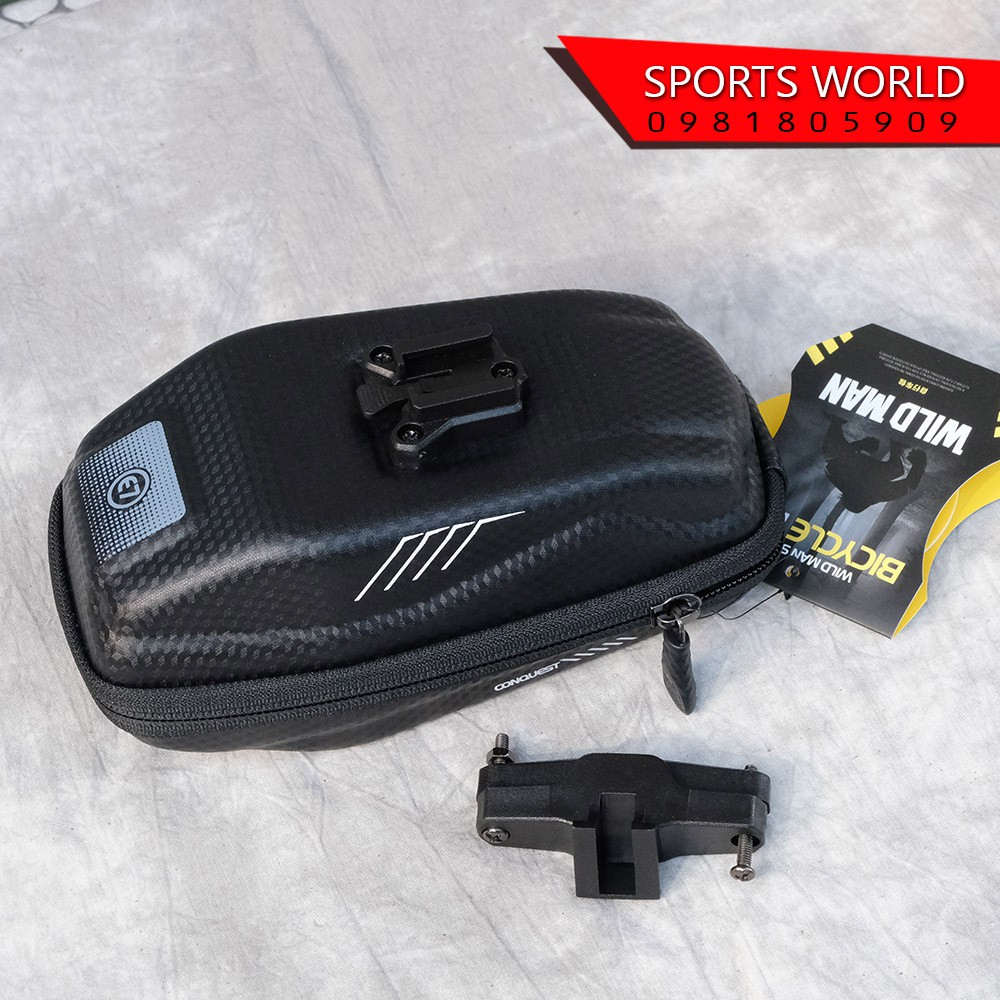 Túi xe đạp E7 WILDMAN treo cốt yên chống nước, chống sốc