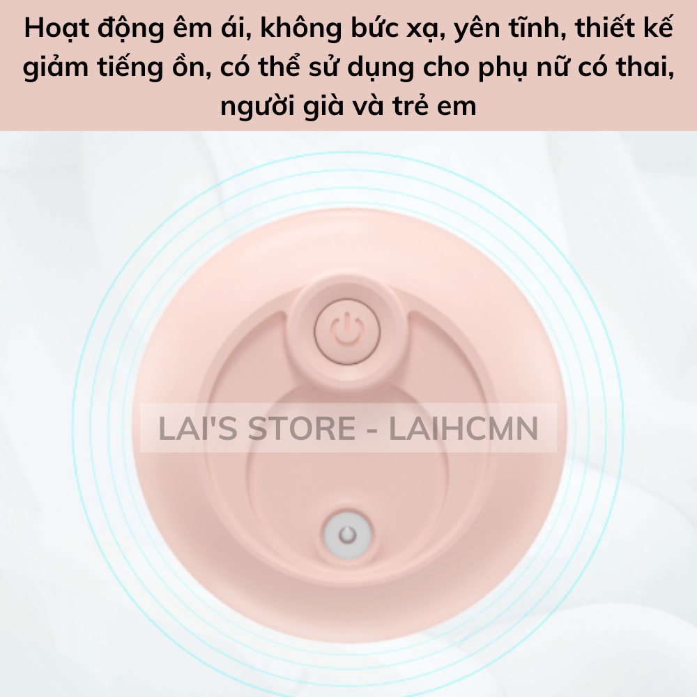 Máy Xông Tinh Dầu Mini Phun Sương Khuếch Tán Tinh Dầu Tỏa Hương Thơm Dùng Cho Phòng Ngủ Đuổi Muỗi - LAI'S STORE