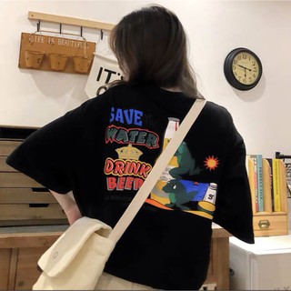 Áo Thun Unisex Save The Water Hình Ếch
