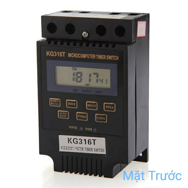 Bộ công tắc hẹn giờ tắt mở thiết bị tự động Smart Sensor KG316, AC  220V LCD hiển thị kỹ thuật số