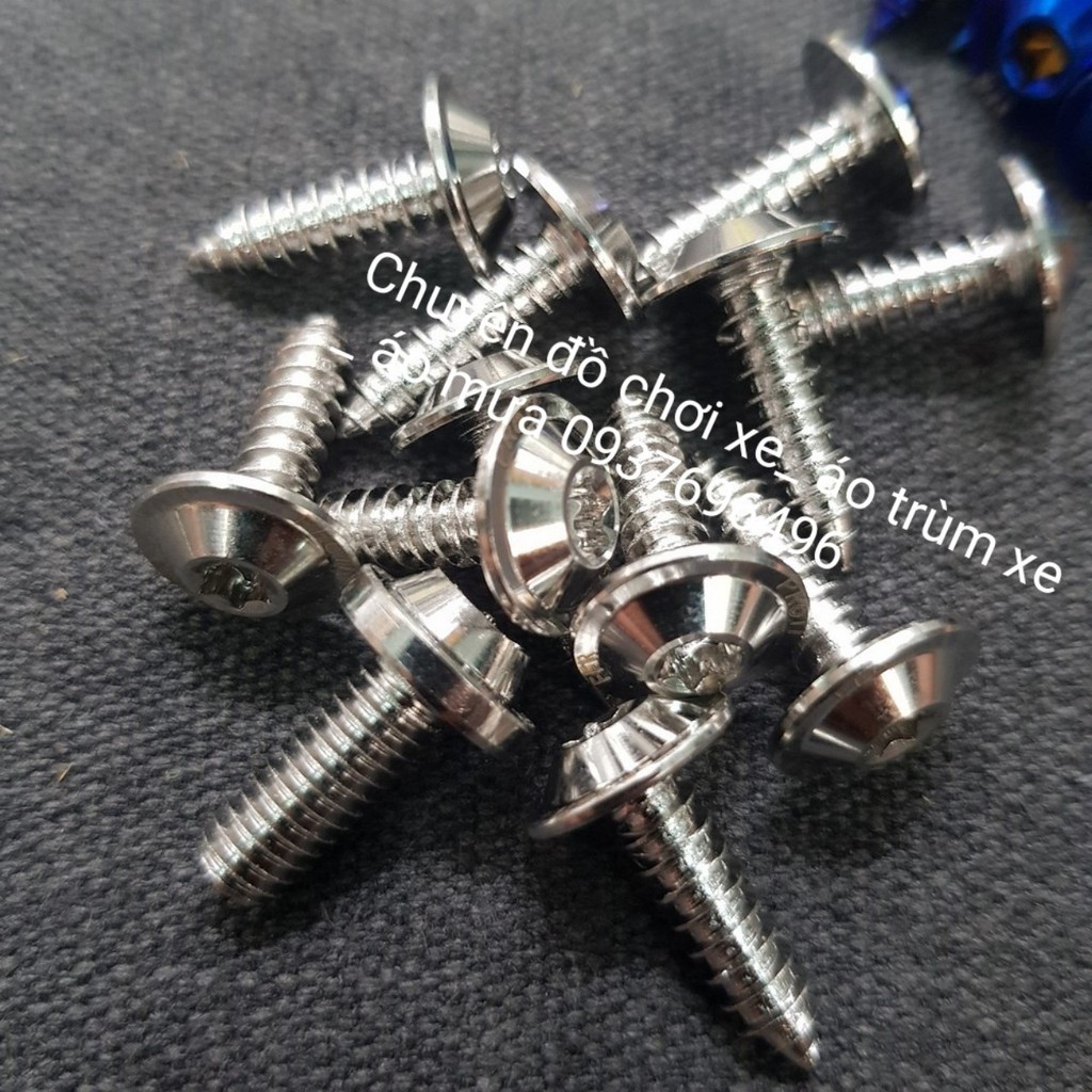 ỐC PROTI 5 LI XOẮN GẮN DÀN ÁO XE YAMAHA, XE LEAD, ỐP PÔ E,..CÁC LOẠI XE