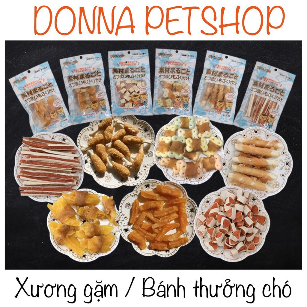 XƯƠNG GẶM CHO CHÓ HÀNG NỘI ĐỊA TRUNG GÓI 100g