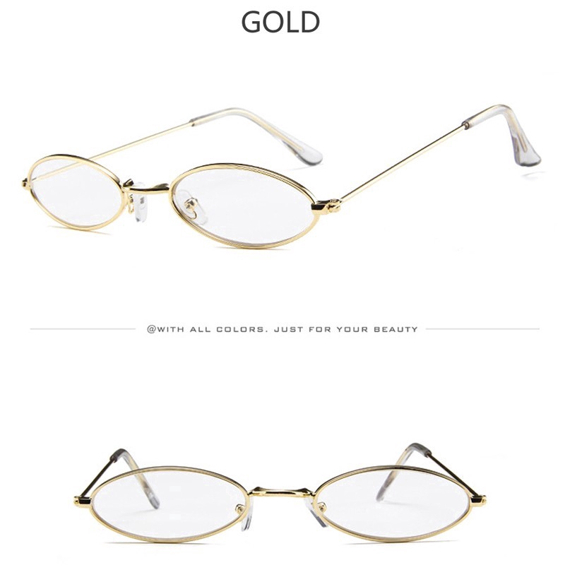 Kính mát kim loại nhỏ kiểu retro cho nam nữ