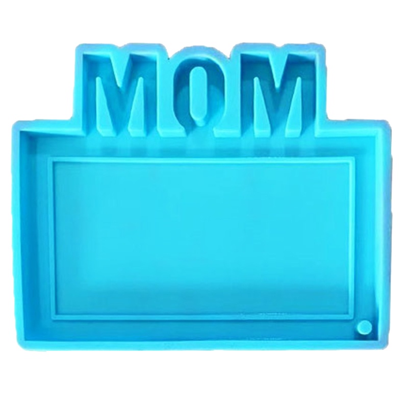 Khuôn Silicone Làm Móc Khóa / Mặt Dây Chuyền Thủ Công Hình Khung Ảnh Dành Cho Ngày Của Cha