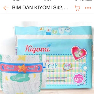 Bỉm dán  KIYOMI S42,M36,L32