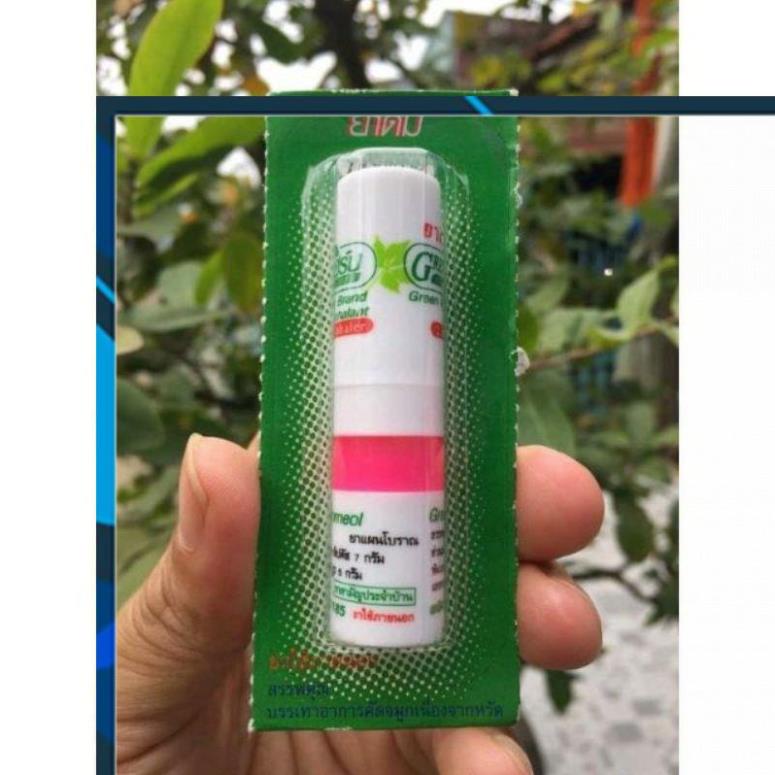 Ống hít thông mũi Green Herb Brand - Thái Lan NHÀ THUỐC SÀI GÒN