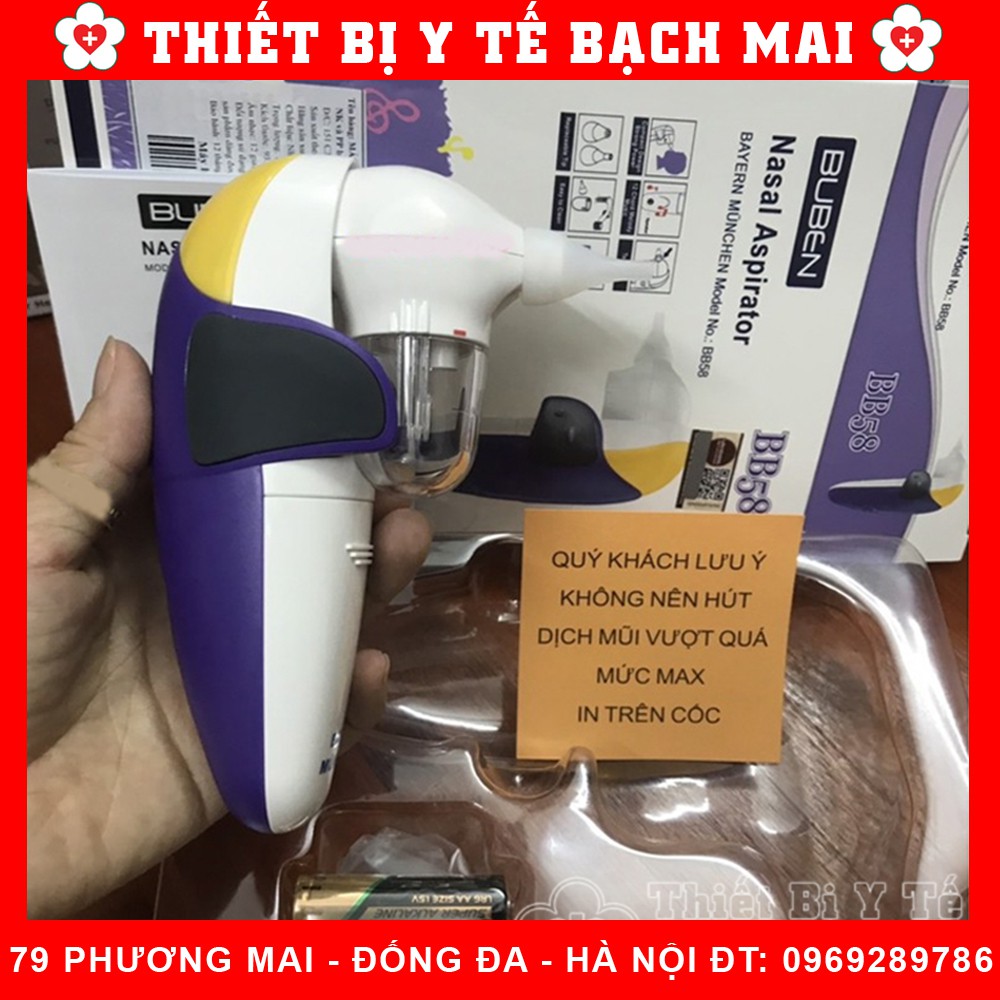 Máy Hút Mũi BuBen Nasal Aspirator BB58 [BH 12 Tháng]