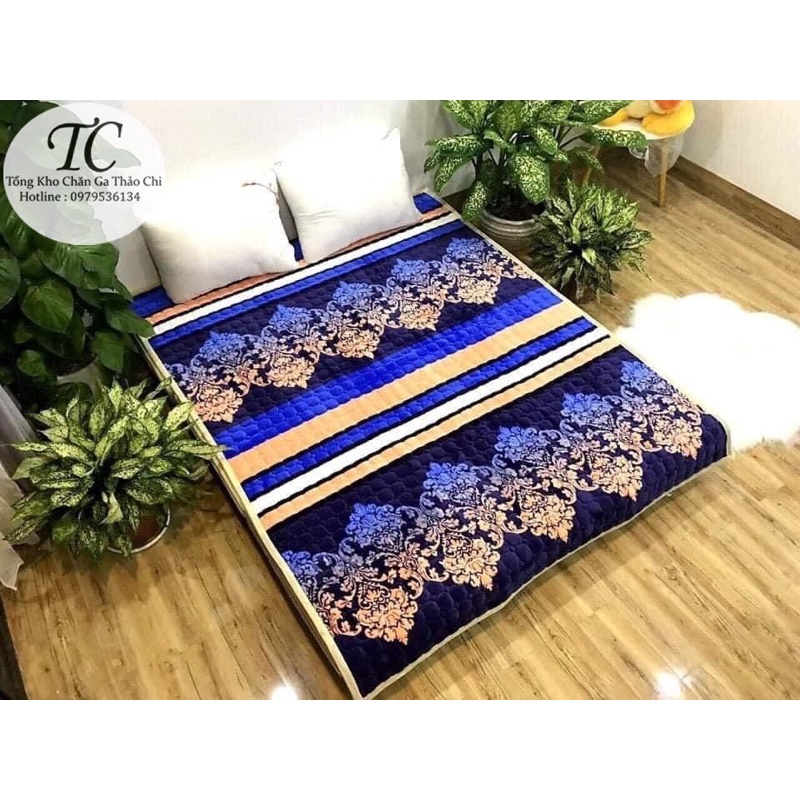 Thảm Nỉ Nhung Trải Giường - Trải Sàn, Thảm Lông Cừu Cao Cấp 3 Lớp Siêu Ấm