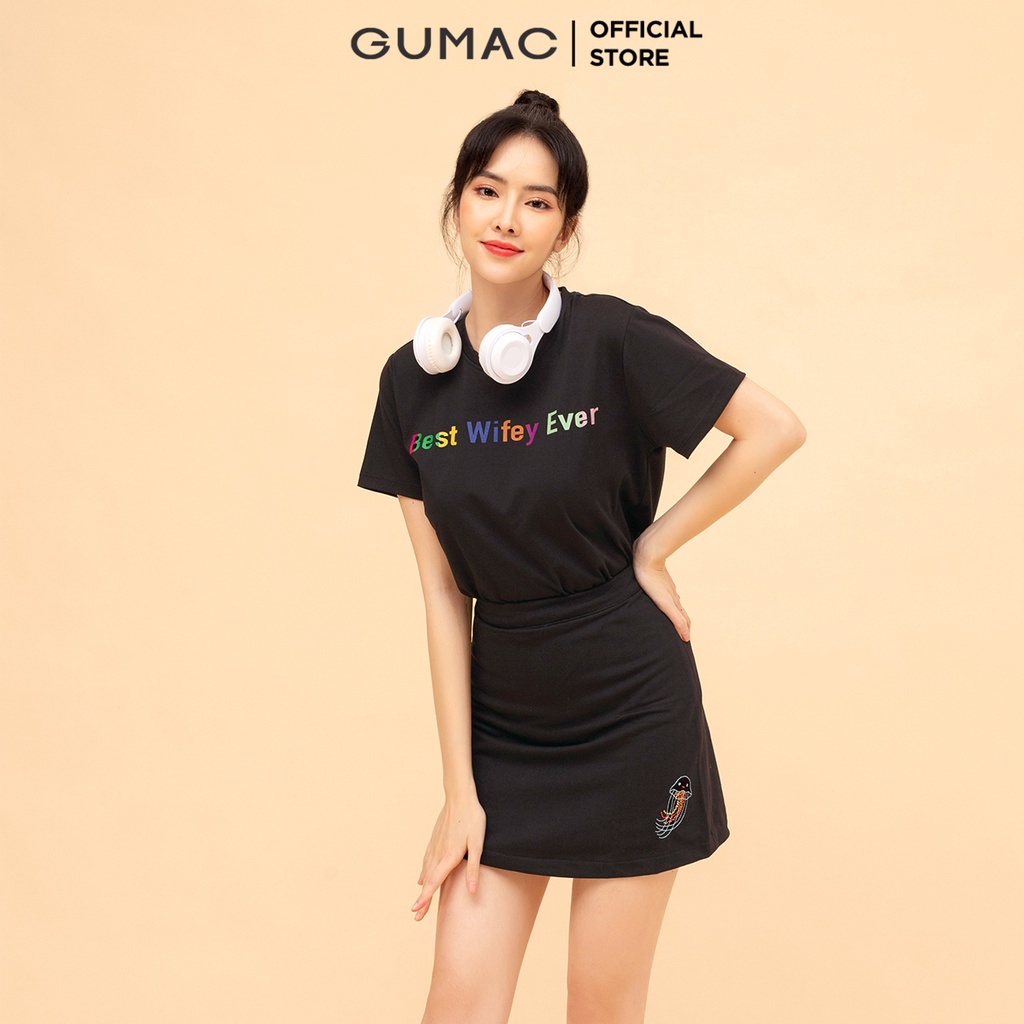 Chân váy nữ dáng chữ A cơ bản GUMAC đủ màu, đủ size, thiết kế basic VB315