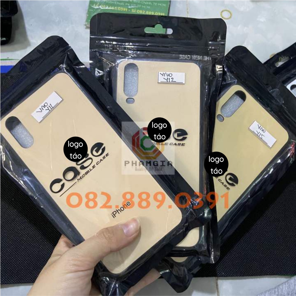 Ốp lưng tráng gương giả I.p.h.o.n.e dành cho các dòng Vivo Y11 / Y12 / Y15 / Y17 / u10