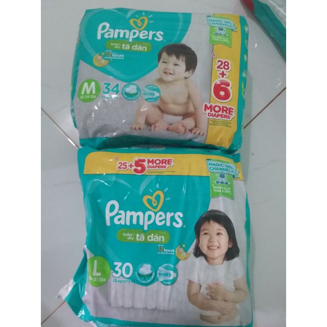 TÃ DÁN PAMPER SIZE L 30 MIẾNG