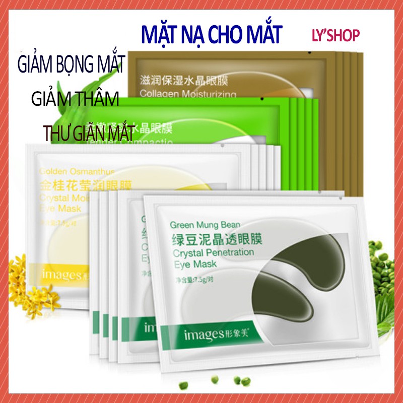 MẶT NẠ DƯỠNG MẮT COLAGEN  IMEGES EYE MASK giảm thâm quầng mắt , bọng mắt , mỏi mắt LYSHOP A4