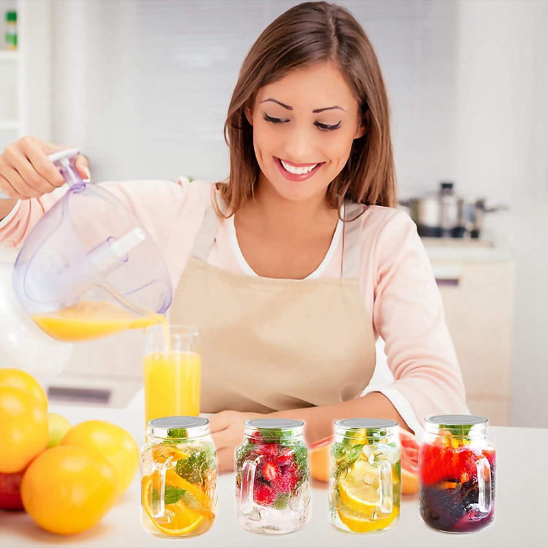 Set 50 Nắp Đậy Hũ 86Mm Bằng Silicone Chống Rò Rỉ Có Thể Tái Sử Dụng